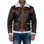 Alpine Brown Fur Leather Jacket