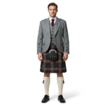 Argyll Kilt Jacket & Waistcoat Light Grey