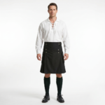 Black Classical Utility Kilt
