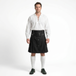 Black Deluxe Utility Kilt