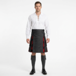 Black Denim Wallace Scottish Utility Cargo Hybrid