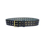 Black Eyelet Belt