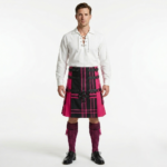 Black & Red Deluxe Hybrid Utility Kilt