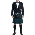 Black Watch Tartan 8 Yard Wool Blend Kilt