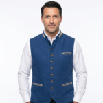 Canvas Austrian Tirol Waistcoat Sand Beige