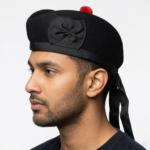 Claymore Black Glengarry Hat