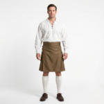 Dark Khaki Deluxe Utility Kilt