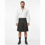Denim Kilt With Tactical Pockets