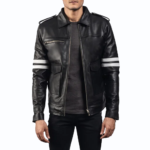 Dragonhide Black Leather Jacket