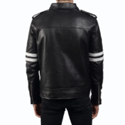 Dragonhide Black Leather Jacket - Image 2