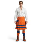 Fire Fighter Orange Utility Kilt
