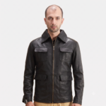 Raven Black Leather Jacket