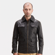 Raven Black Leather Jacket