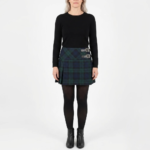 Girls Tartan Billie Kilt Black Watch