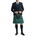 Gunn Ancient Tartan 8 Yard Wool Blend Kilt