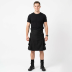 Hardcore Black Devil Utility Gothic Kilt