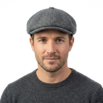 Heddle & Reed Harris Tweed 8Pce Cap Grey Herringbone