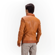 Hubert Tan Brown Leather Jacket - Image 2