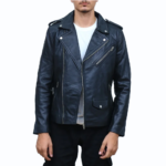 Hudson Black Biker Leather Jacket