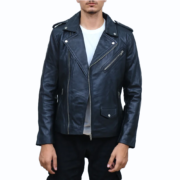 Hudson Black Biker Leather Jacket