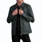 Inferno Green Leather Jacket