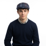 Jewish Tartan Flat Cap