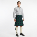 Ladies Deluxe Billie Kilted Skirt Black Watch