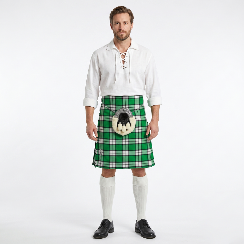 Longniddry Green Tartan Kilt Longniddry Green Tartan Kilt - Image 1