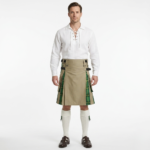 Men's Charm Khaki Hybrid Kilt