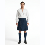 Men's Indigo Denim Kilt For Men