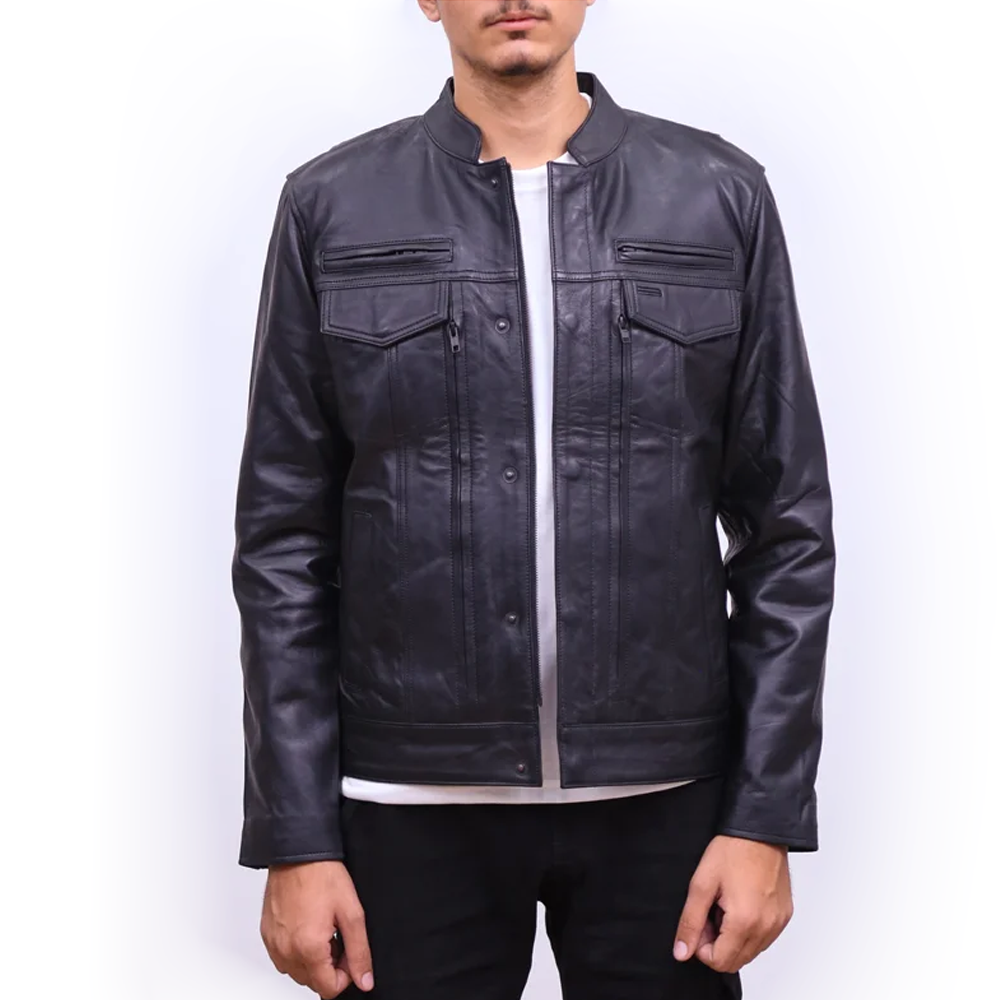 Men’s Jack Black Leather Tucker Jacket Men’s Jack Black Leather Tucker Jacket - Image 1