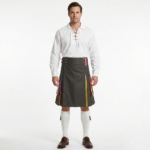 Modern Box Pleated Hybrid Kilt