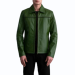 Mystical Green Leather Jacket