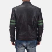 Night Trooper Leather Jacket - Image 2