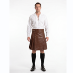 Original Brown Leather Kilt
