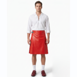 Red Leather Kilt