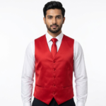Red Waistcoat for Men
