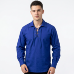 Royal Blue Jacobite Ghillie Shirt