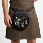 Semi Dress Mottled Calfskin Celtic Embossed Sporran