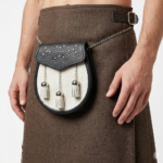 Semi Dress Natural Calfskin 14 Stud Sporran
