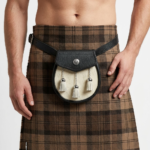 Semi Dress Natural Calfskin Celtic Boss Sporran