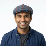 Slate Grey Check Harris Tweed Newsboy Cap Made in Scotland S-XXL