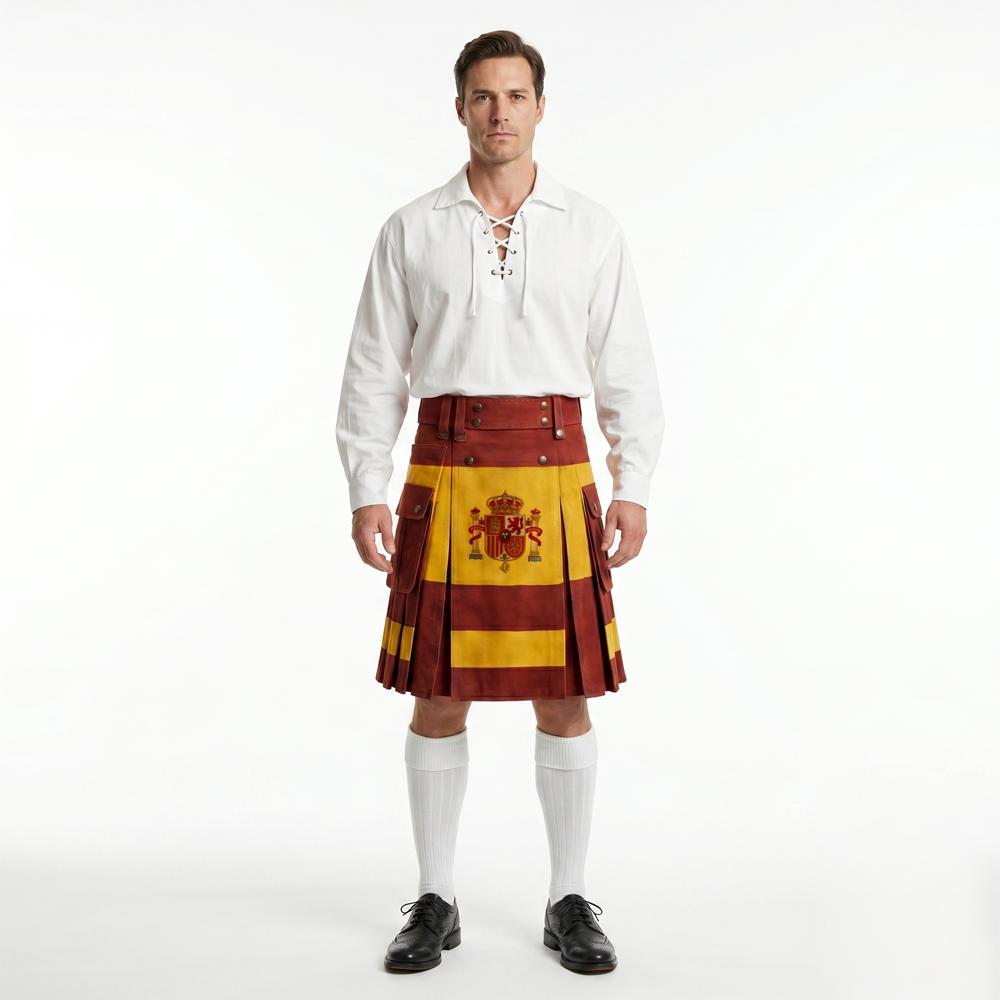 Spanish Flag Kilt Spanish Flag Kilt - Image 1
