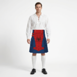 Spiderman Themed Kilt for Comic-Cons & Halloween | Kiltist