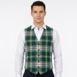 St Patrick Irish Tartan Waistcoat