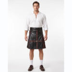 Steampunk Leather Kilt