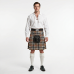Thompson Camel Tartan Kilt