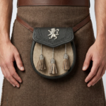 Traditional Leather Dress Fur Sporran