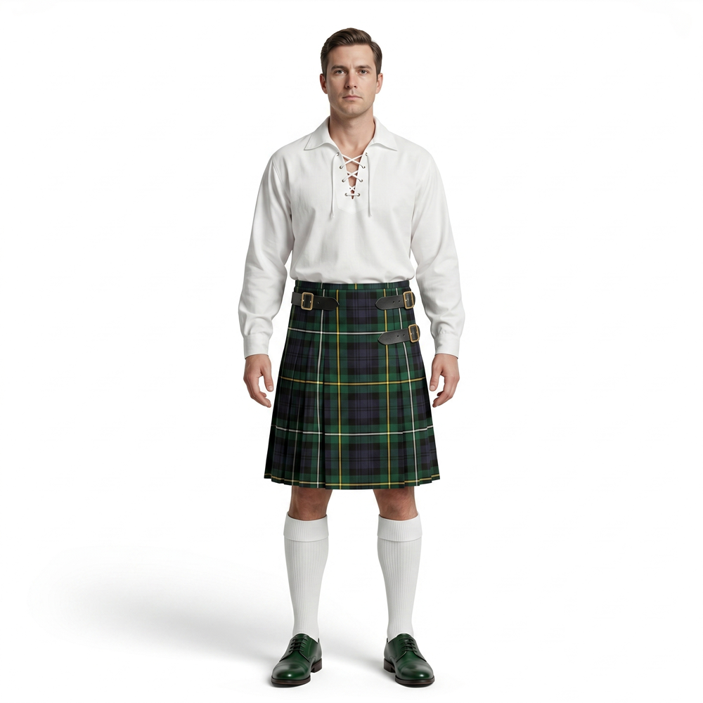 Traditional Mackenzie Tartan Kilt Traditional Mackenzie Tartan Kilt - Image 1