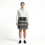 Women’s Grey Watch Box Pleated Hybrid Mini Kilt